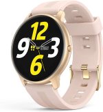AGPTEK Smart Watch for Women, Smartwatch for Android and iOS Phones IP68 Waterproof Activity Tracker with Full Touch Color Screen Heart Rate Monitor Pedometer Sleep Monitor, Pink - Image 8